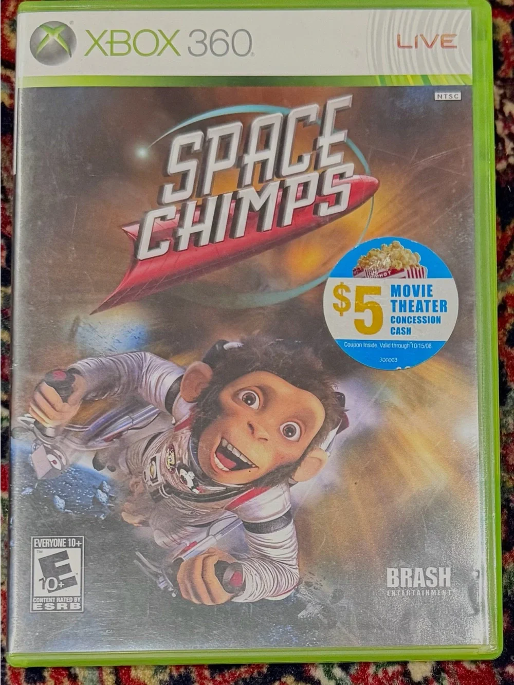 XBOX 360 SPACE CHIMPS VIDEO GAME